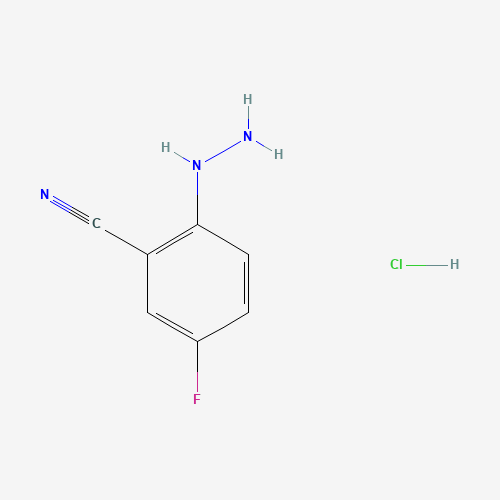 5-Fluoro-2-hydrazinylbenzonitrile hydrochloride
