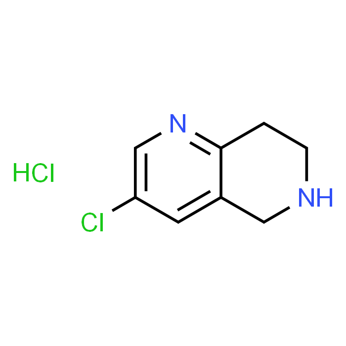 3-Chloro-5,6,7,8-tetrahydro-1,6-naphthyridine hydrochloride - Achmem