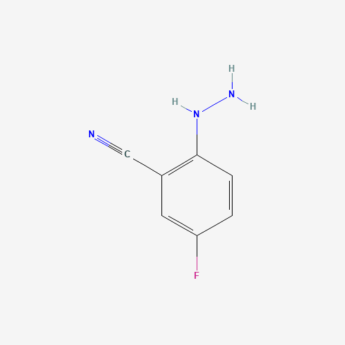 5-Fluoro-2-hydrazinylbenzonitrile