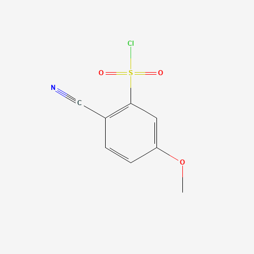 2-Cyano-5-methoxybenzene-1-sulfonyl chloride