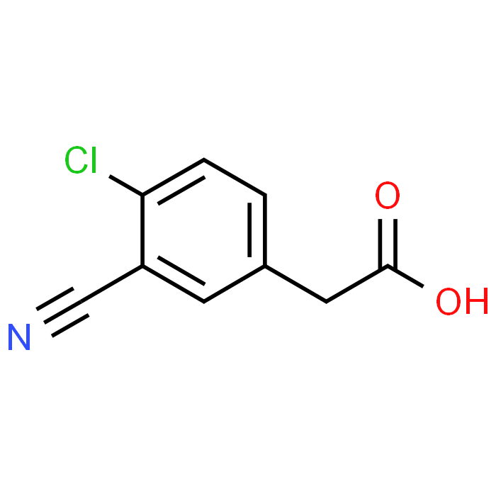 2-(4-Chloro-3-cyanophenyl)acetic acid