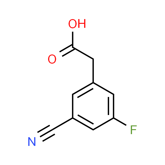 2-(3-Cyano-5-fluorophenyl)acetic acid