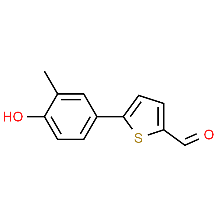 5-(4-Hydroxy-3-methylphenyl)thiophene-2-carbaldehyde