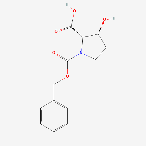 (2S,3R)-1-((Benzyloxy)carbonyl)-3-hydroxypyrrolidine-2-carboxylic acid