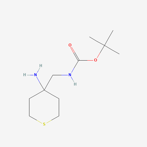 tert-Butyl ((4-aminotetrahydro-2H-thiopyran-4-yl)methyl)carbamate