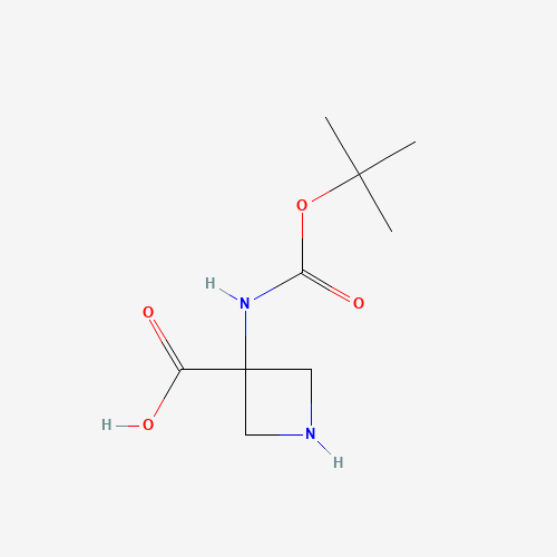 3-{[(tert-butoxy)carbonyl]amino}azetidine-3-carboxylic acid