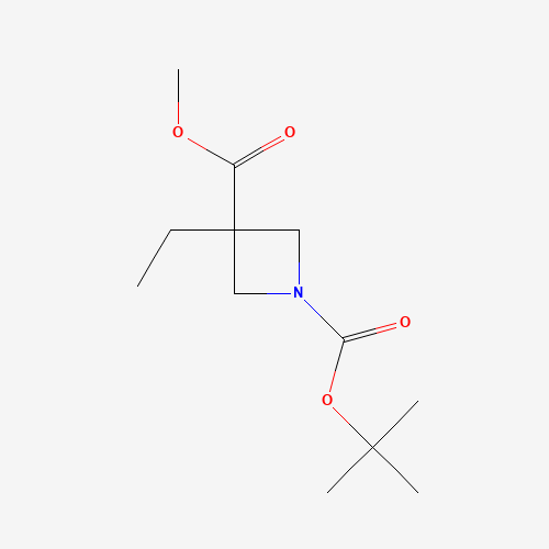 1-tert-Butyl 3-methyl 3-ethylazetidine-1,3-dicarboxylate