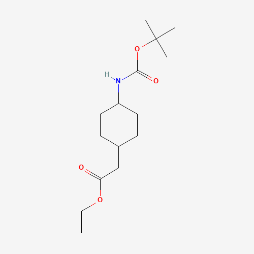Ethyl 2-[4-(Boc-amino)cyclohexyl]acetate
