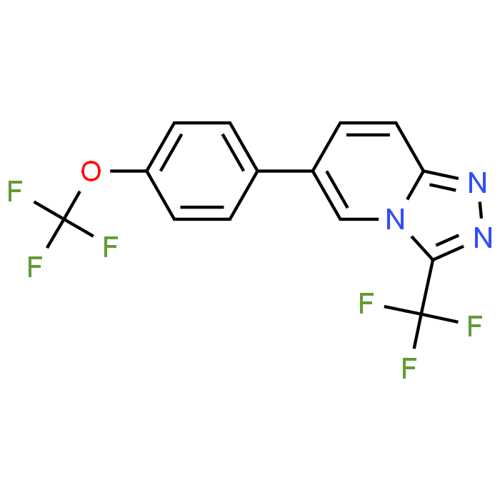 6-(4-(Trifluoromethoxy)phenyl)-3-(trifluoromethyl)-[1,2,4]triazolo[4,3-a]pyridine