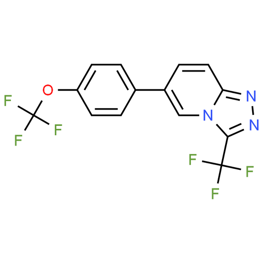 6-(4-(Trifluoromethoxy)phenyl)-3-(trifluoromethyl)-[1,2,4]triazolo[4,3-a]pyridine