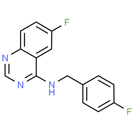 6-Fluoro-N-(4-fluorobenzyl)quinazolin-4-amine