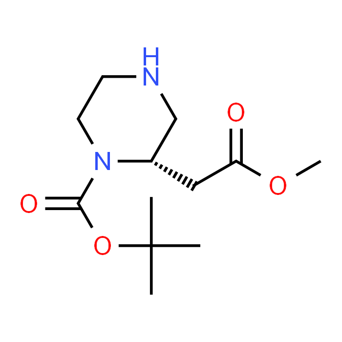 (S)-tert-Butyl 2-(2-methoxy-2-oxoethyl)piperazine-1-carboxylate