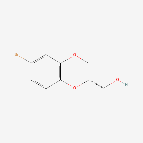 (S)-(6-Bromo-2,3-dihydrobenzo[b][1,4]dioxin-2-yl)methanol