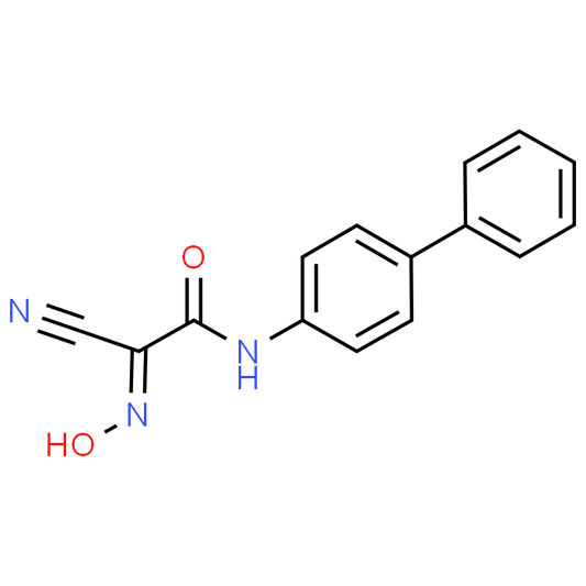(E)-2-([1,1'-Biphenyl]-4-ylamino)-N-hydroxy-2-oxoacetimidoyl cyanide