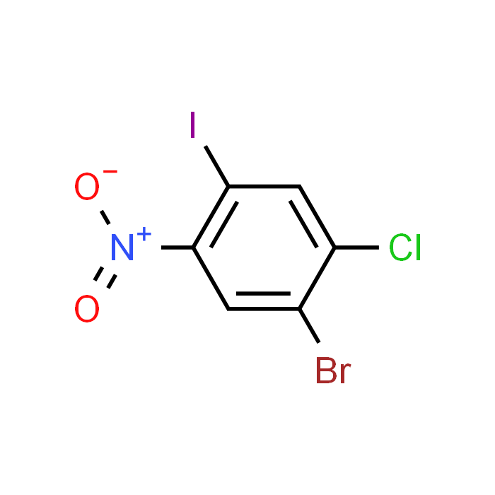 1-Bromo-2-chloro-4-iodo-5-nitrobenzene