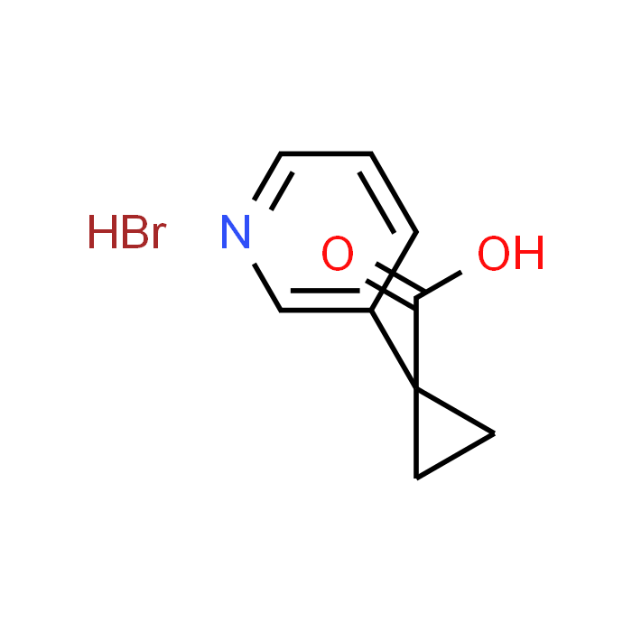 1-(Pyridin-3-yl)cyclopropanecarboxylic acid hydrobromide