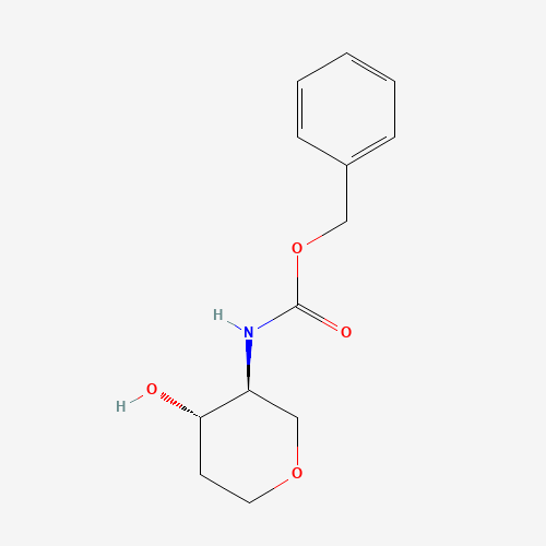 Benzyl ((3S,4S)-4-hydroxytetrahydro-2H-pyran-3-yl)carbamate
