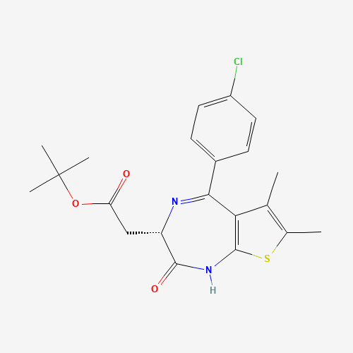 tert-Butyl (S)-2-(5-(4-chlorophenyl)-6,7-dimethyl-2-oxo-2,3-dihydro-1H-thieno[2,3-e][1,4]diazepin-3-yl)acetate