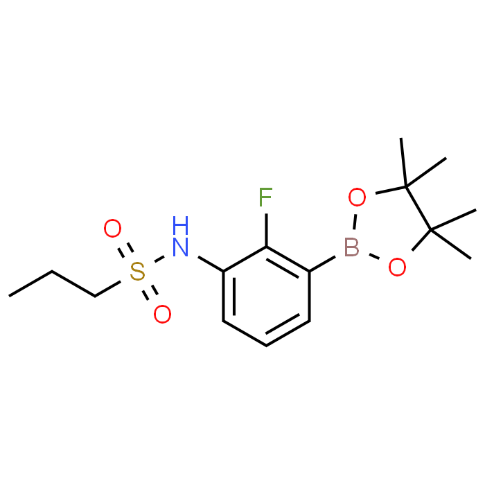 N-(2-Fluoro-3-(4,4,5,5-tetramethyl-1,3,2-dioxaborolan-2-yl)phenyl)propane-1-sulfonamide