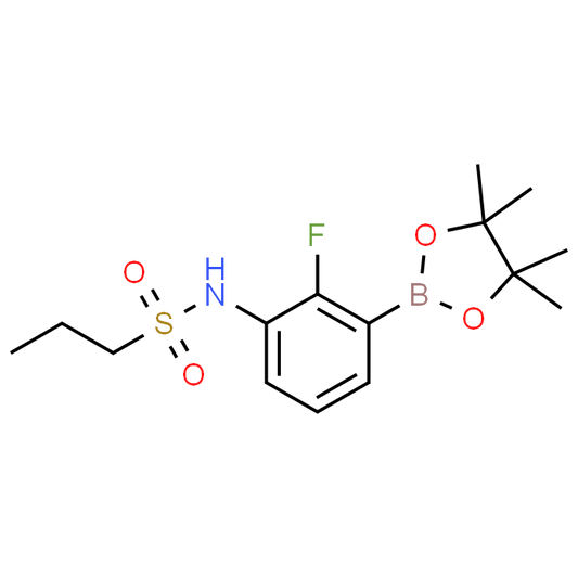 N-(2-Fluoro-3-(4,4,5,5-tetramethyl-1,3,2-dioxaborolan-2-yl)phenyl)propane-1-sulfonamide