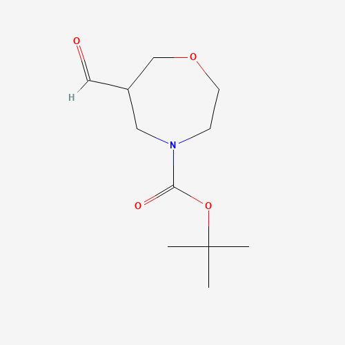 tert-Butyl 6-formyl-1,4-oxazepane-4-carboxylate