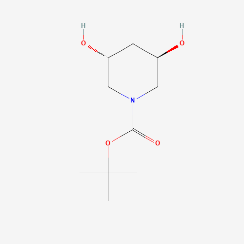 trans-3,5-Dihydroxy-piperidine-1-carboxylic acid tert-butyl ester