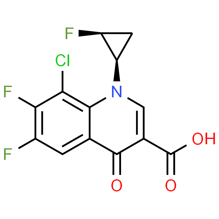 8-Chloro-6,7-difluoro-1-((1R,2S)-2-fluorocyclopropyl)-4-oxo-1,4-dihydroquinoline-3-carboxylic acid