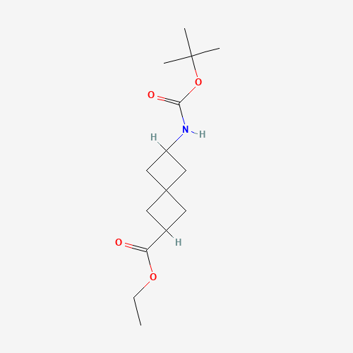 Ethyl 6-((tert-butoxycarbonyl)amino)spiro[3.3]heptane-2-carboxylate