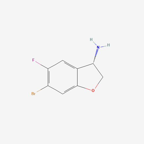 (3S)-6-BROMO-5-FLUORO-2,3-DIHYDROBENZO[B]FURAN-3-YLAMINE