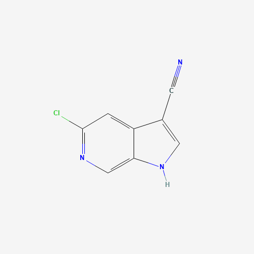 5-Chloro-1H-pyrrolo[2,3-c]pyridine-3-carbonitrile