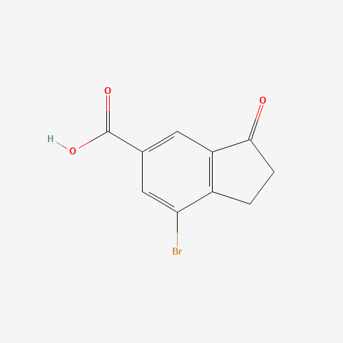 7-Bromo-3-oxo-2,3-dihydro-1H-indene-5-carboxylic acid