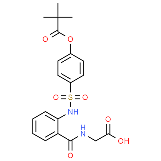 (2-((4-(Pivaloyloxy)phenyl)sulfonamido)benzoyl)glycine