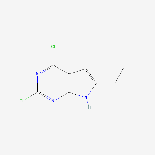 2,4-Dichloro-6-ethyl-7H-pyrrolo[2,3-d]pyrimidine