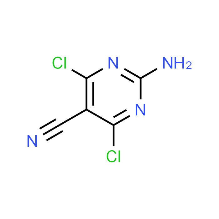 2-Amino-4,6-dichloropyrimidine-5-carbonitrile