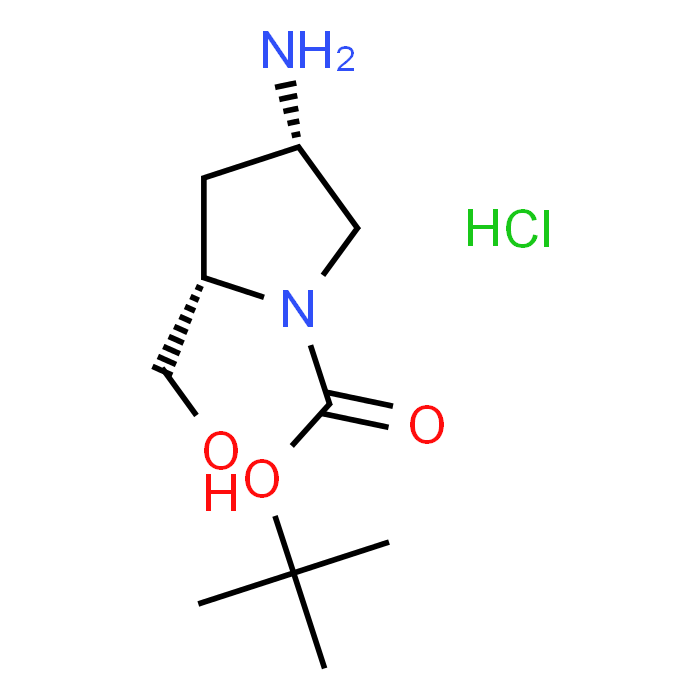 (2S,4S)-tert-Butyl 4-amino-2-(hydroxymethyl)pyrrolidine-1-carboxylate hydrochloride