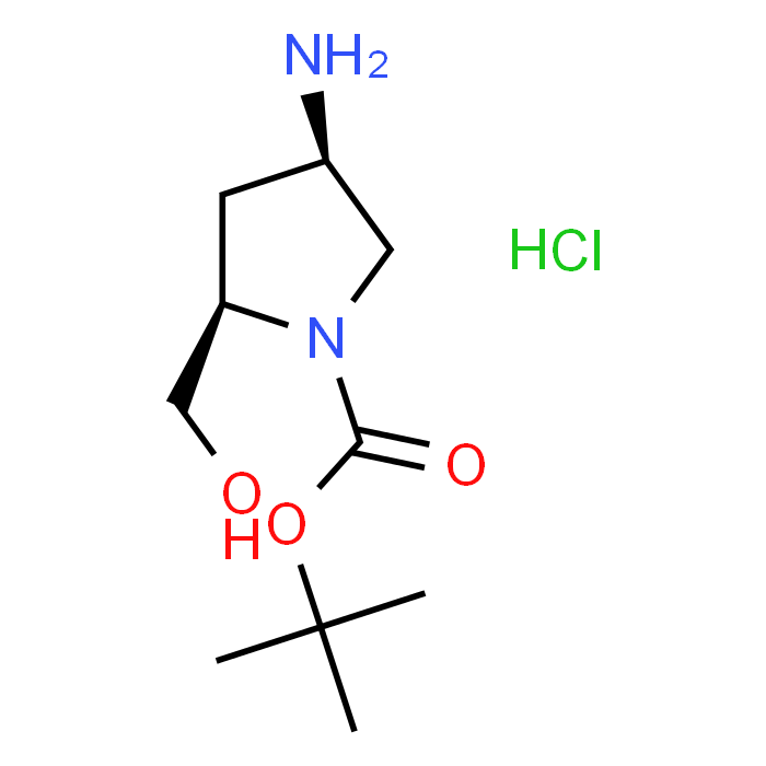 (2R,4R)-tert-Butyl 4-amino-2-(hydroxymethyl)pyrrolidine-1-carboxylate hydrochloride