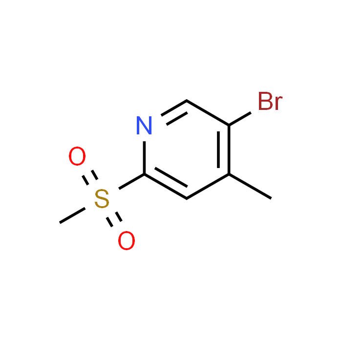 5-Bromo-4-methyl-2-(methylsulfonyl)pyridine - Achmem