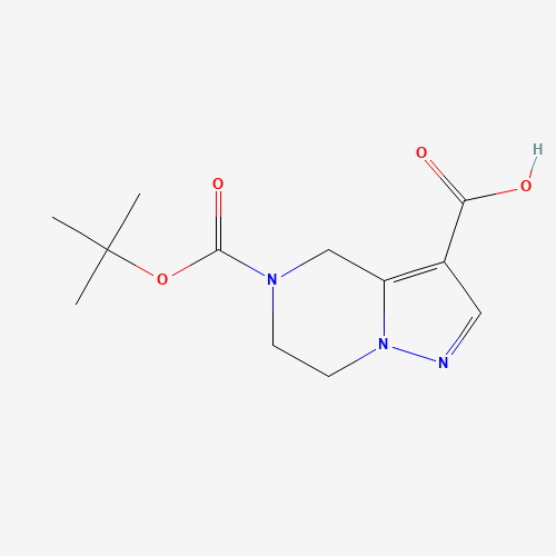 5-(tert-Butoxycarbonyl)-4,5,6,7-tetrahydropyrazolo[1,5-a]pyrazine-3-carboxylic acid