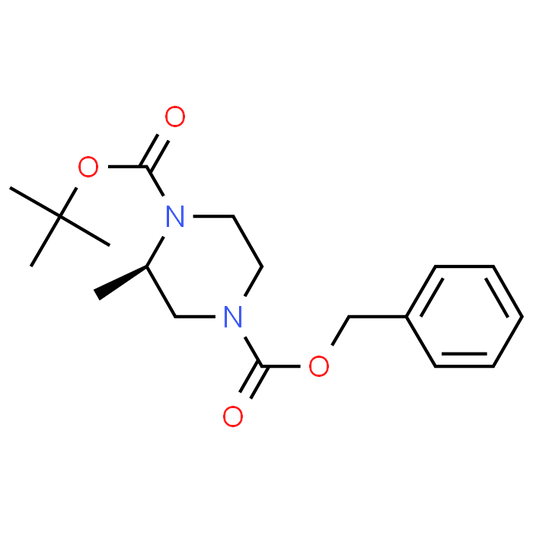 (R)-4-Benzyl 1-Boc-2-methylpiperazine-4-carboxylate