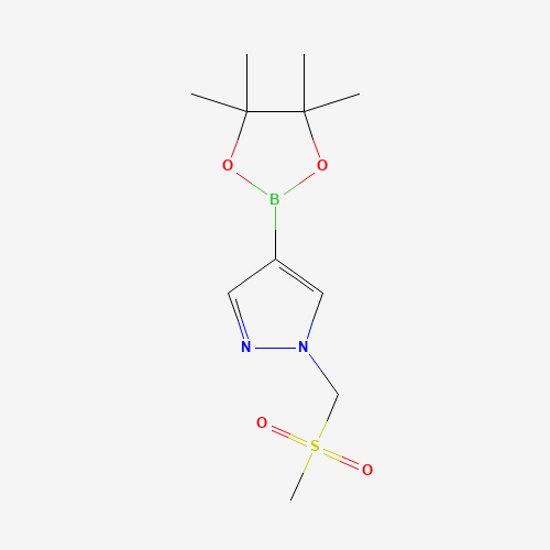 1-((Methylsulfonyl)methyl)-4-(4,4,5,5-tetramethyl-1,3,2-dioxaborolan-2-yl)-1H-pyrazole