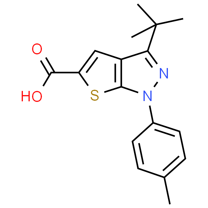 3-(tert-Butyl)-1-(p-tolyl)-1H-thieno[2,3-c]pyrazole-5-carboxylic acid