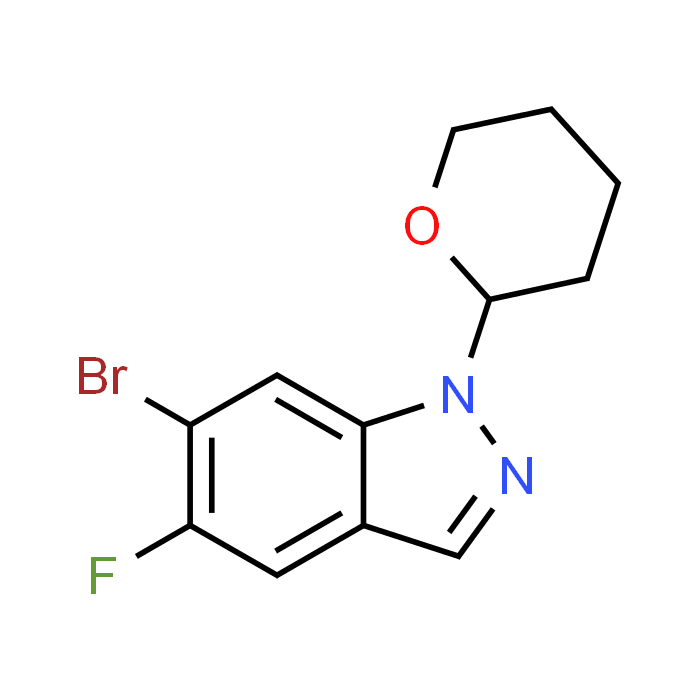 6-Bromo-5-fluoro-1-(tetrahydro-2H-pyran-2-yl)-1H-indazole