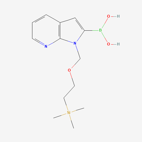 (1-((2-(Trimethylsilyl)ethoxy)methyl)-1H-pyrrolo[2,3-b]pyridin-2-yl)boronic acid