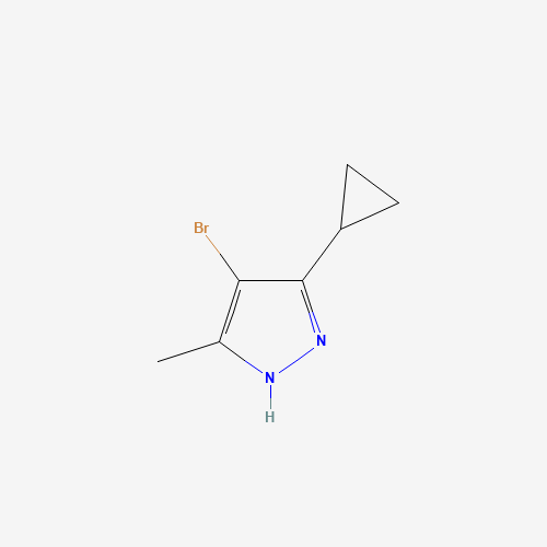 4-Bromo-3-cyclopropyl-5-methyl-1H-pyrazole