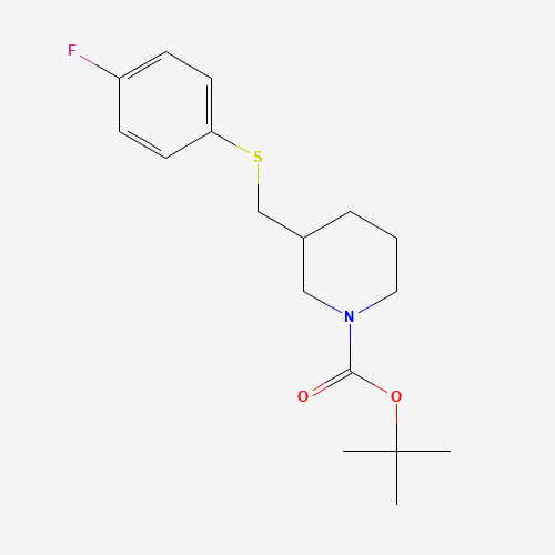 tert-Butyl 3-(((4-fluorophenyl)thio)methyl)piperidine-1-carboxylate