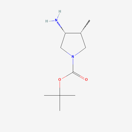 (3R,4S)-tert-Butyl 3-amino-4-methylpyrrolidine-1-carboxylate