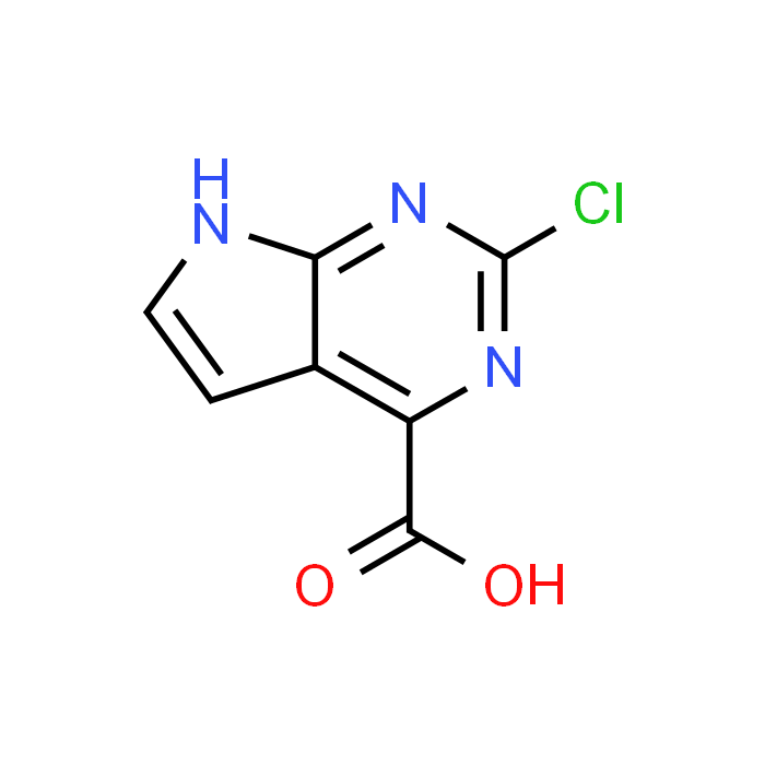 2-Chloro-7H-pyrrolo[2,3-d]pyrimidine-4-carboxylic acid