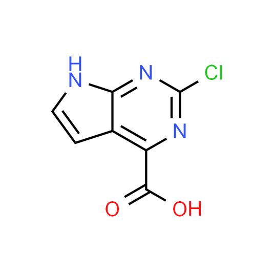 2-Chloro-7H-pyrrolo[2,3-d]pyrimidine-4-carboxylic acid