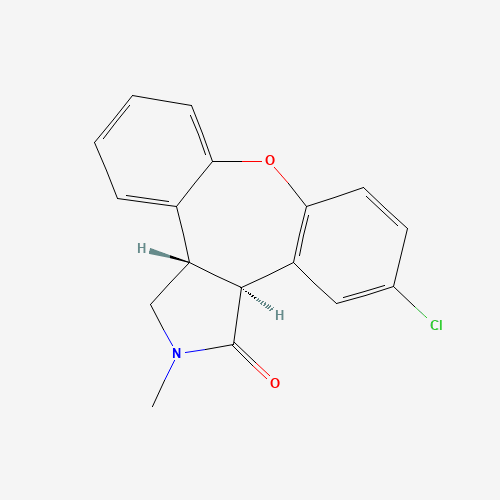 trans-11-Chloro-2-methyl-2,3,3a,12b-tetrahydro-1H-dibenzo[2,3:6,7]oxepino[4,5-c]pyrrol-1-one