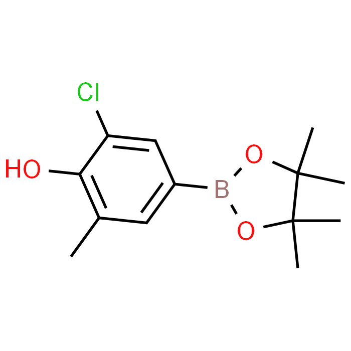 2-Chloro-6-methyl-4-(4,4,5,5-tetramethyl-1,3,2-dioxaborolan-2-yl)phenol